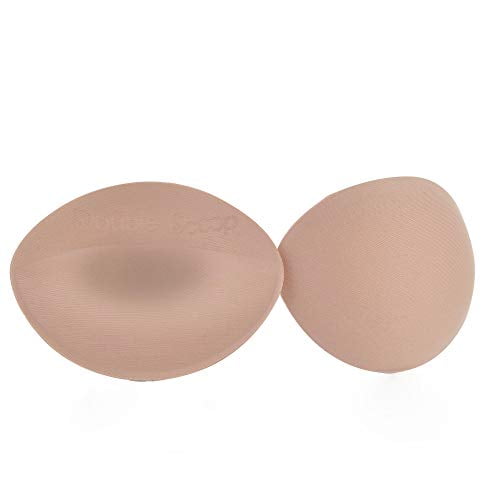 Push Up Bra Pads Inserts Breast Enhancers in Fun Colors with Double-Sided Tape, Sweet Peaches Nude - C Cup