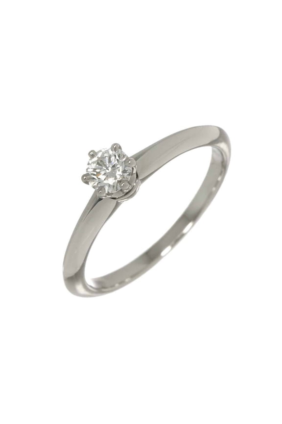 Pre-Owned Tiffany & Co. Solitaire Ring with 0.23ct Diamond, Platinum (Pt)