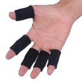 thumbnail image 2 of 10 Pcs Bandeau de Volleyball Extensible Protecteur de Doigt Soutien Arthrite Aide Sportive (Noir), 2 of 7