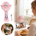 thumbnail image 1 of Portable Fan Handheld USB Personal Fan With Fine Spray And Rechargeable Battery For Outdoor Indoor Use, 1 of 6
