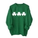 thumbnail image 3 of TaTaai Round Neck Long Sleeve St. Patrick‘s Day Tees for Women 2026 Casual Loose Fit Printed Sweatshirt Soft Polyester Pullover Fall Daily Top Gift, 3 of 6