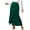 Green#4, variant on Homenesgenics Jean Skirts for Women Fashion Women Button Zipper High Waist Tight Solid Fold Retro Tight Long Skirt Women Pleated