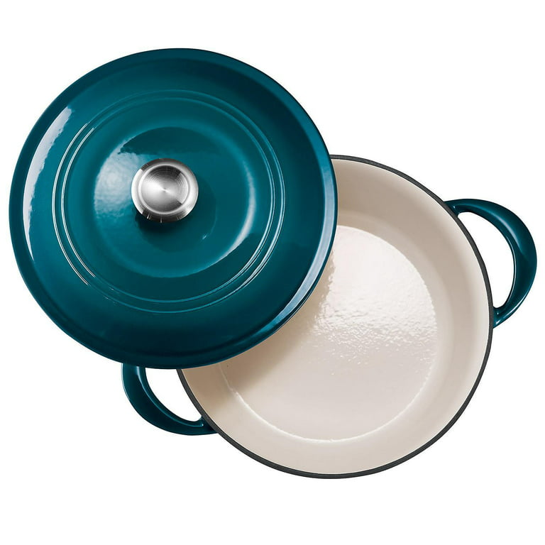 Tramontina 7 Qt Enameled Cast Iron Covered Tall Round Dutch Oven (Basil) -  80131/360DS