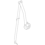 Genuine OE Mini Seat Belt Lap And Shoulder Belt - 72-11-7-358-368