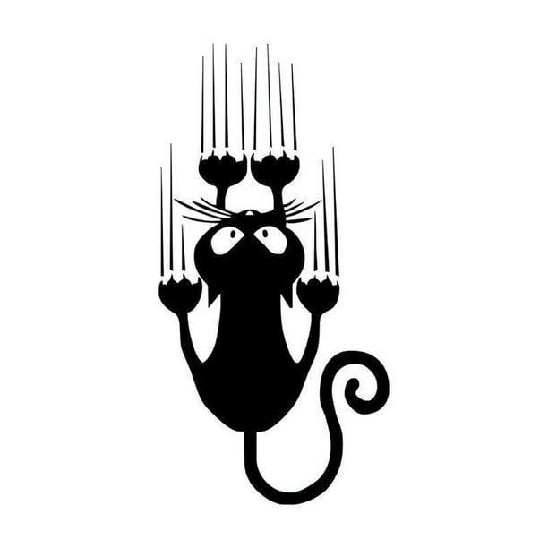 VERMON Funny Waterproof Cat Car Sticker Self-adhesive Truck Body Window Bumper Decal VERMON Funny Waterproof Cat Car Sticker Self-adhesive Truck Body Window Bumper Decal