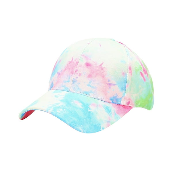 Gorra de béisbol impresa en 3D para hombre y mujer, con estampado tie dye, ajustable y con cierre snapback, para verano, exterior, sol, unisex.