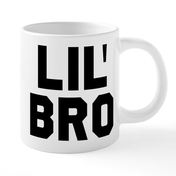 CafePress - Lil Bro - 20 Oz White Ceramic Mega Mug