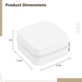 thumbnail image 5 of 8PCS Mini Jewelry Boxes, Faux Leather Small Travel Jewelry Organizers, Portable Rings, Earrings, Necklaces Display Storage Cases for Girls Women, 5 of 7