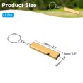 thumbnail image 2 of Uxcell Survival Whistle, Loud Sound Aluminum Outdoor Safety Whistle for Camping Hiking Golden, 2 of 6