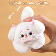 thumbnail image 4 of LEEYNEER Pendentif Jouet Chien de Course à Remontage Design Yeux 3D Apparence Adorable Peluche Poupée Jouet Interactif, 4 of 13