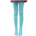 thumbnail image 1 of FAIWAD Collants Opaques Doux pour Femmes, Colorés, Taille Haute, Bas-Collants pour Fesses, Filles, Extensibles, Danse, avec Pieds, 1 of 3