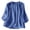 Blue Blouses, variant on Lightweight Cotton Linen Tops for Women Ruffled V Neck 3/4 Sleeve Puff Sleeve Embroidered Linen Shirts Oversized Gray Blouses M