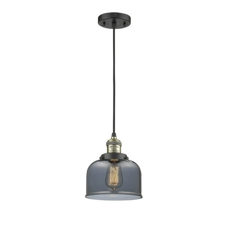 

Innovations Lighting 201C Large Bell Large Bell 8 Wide Mini Pendant - Black