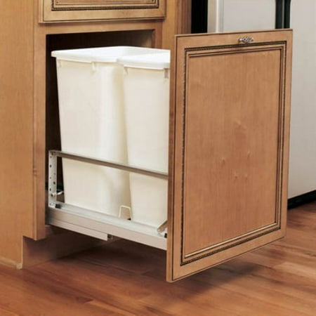 Rev-A-Shelf Double Soft Close Pull Out 50 qt. Trash Can