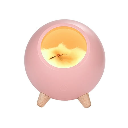 

SUPERHOMUSE USB Charging LED Light Cute Cartoon Cat Light Pet House Atmosphere Lamp Night Light