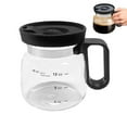 thumbnail image 3 of Heat-Resistant Glass Coffee Pot Mug for Office Desk, 16-Ounce Capacity with Clear Body for Easy Liquid Viewing, 3 of 9