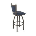 thumbnail image 2 of 870 Hadleigh 36" Swivel Bar Stool with Bronze Finish and Graph Anchor Seat and Back, 2 of 5