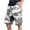 White, variant on cllios Mens Camo Cargo Shorts Elastic Waistband Cotton Ripstop Tactical Shorts Outdoor Camouflage Cargo Work Shorts with Multi Pockets