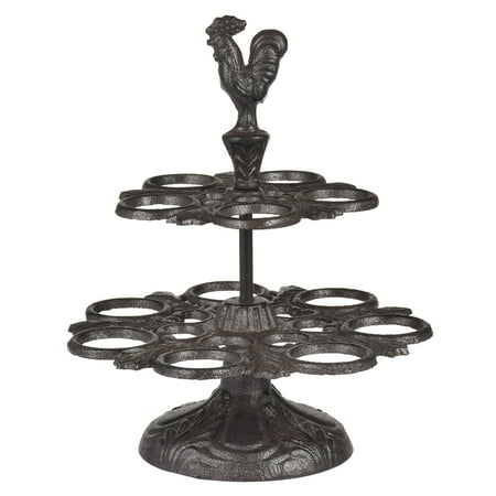 

TAONMEISU Cast Iron Eggs Holder Durable Egg Storage Display Organizer Rack