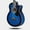 Blue, variant on Glarry Acoustic Electric Bass Guitar, Full Size 4 String w/ 4-Band Equalizer, Padded Gig Bag, Black