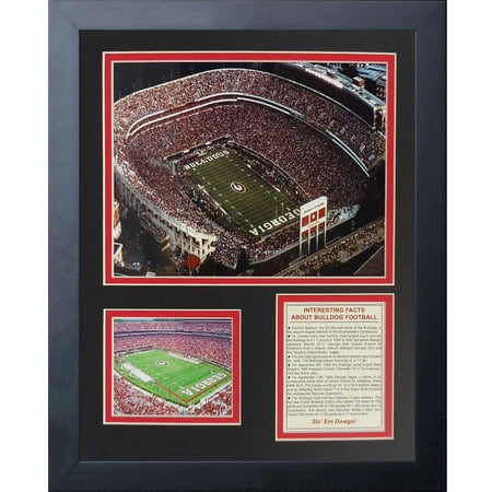 - Legends Never Die Georgia Bulldogs Sanford Stadium Framed Photo Collage, 11