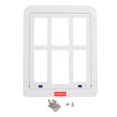 thumbnail image 2 of Pet Flap Door,  Slide Gate Frame Automatic Closing  For Pets White,Black, 2 of 8