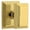 Lifetime Brass, variant on Grandeur Csqcar_Prv_234_Cs Carre Solid Brass Privacy Door Knob Set - Chrome