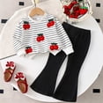 thumbnail image 2 of mgoYE Girls Clothes Long Sleeve Sweatshirt + Pants 2PCS Girls Spring Fall Clothing Sets Outfits Set(White,7 Years), 2 of 5