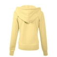 thumbnail image 4 of MixMatchy Women's Casual Long Sleeve French Terry Full Zip-UP Hoodie Sweatshirt, 4 of 4