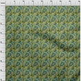 thumbnail image 4 of oneOone Rayon Dark Green Fabric Tropical Dress Material Fabric Print Fabric By The Yard 56 Inch Wide, 4 of 5