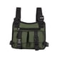 thumbnail image 3 of Riñonera funcional shamjiam de tela Oxford con bolsillos para correr acampar viajar y hacer ejercicio Verde Paquete de equipo de pecho, 3 of 8