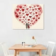 thumbnail image 2 of Awypu  Heart Poster - Heart Shapes Print - Love Art - Valentine Art - Watercolor Art - Gift for Men, Women, Couple &amp; Lovers - Romantic Decor for Bedroom or Living Room -&nbsp;Wall&nbsp;Art, 2 of 4