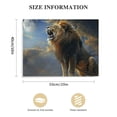 thumbnail image 3 of Nawypu Lion Roaring Dramatic Sky 21 Canvas Art - Home Decor Wall Art Print Poster Painting Large, 3 of 6
