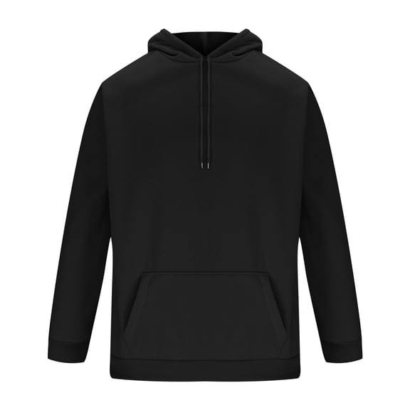 Chiccall Mens Fleece Hoodie Loose Fit Drawstring Long Sleeve Hooded Sweatshirts Winter Casual Warm Athletic Outdoor Pullover with Pocket