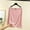Pink, variant on DAFPZW Women Lightweight Pajamas Tops Long Sleeve Solid Color Lounge Tops Ladies Modal Crewneck Basic Pullover Undershirt
