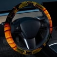 thumbnail image 2 of Thanksgiving Pumpkin Leaves 14.5 Inch Printing PVC Leather Auto Accessories Steering Wheel Cover, 2 of 6