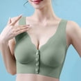 thumbnail image 4 of Turilly Bras Womens Solid Color Front Closure Bra Wireless Push Up Breathable Everyday Wear Everyday Bras, 4 of 7