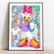 thumbnail image 1 of Disney Mickey Mouse and Donald Duck Cartoon Canvas Painting Poster and Print Wall Art Pictures for Kids Room Deco Birthday GiftA3 30x42cm Unframed Gao Jinjia LED, 1 of 2