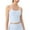 Light Blue, variant on Posijego Women's Workout Cropped Tank Tops with Built-In Bra Athletic Yoga Sleeveless Spaghetti Strap Camisoles