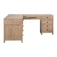 thumbnail image 4 of Liberty Furniture Proximity Place L Shaped Desk SetHome Office - Brown, 4 of 11