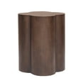 thumbnail image 4 of Austin Side Table | Solid Mango Wood Accent With Sleek Minimalist Brown Finish | Long-Lasting  Compact End Table Nightstand for Modern Living Room, Bedroom, Hallway & Small Space Décor, 4 of 6