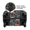 thumbnail image 3 of Bingfone Reindeer Luggage Cover Washable Suitcase Cover Protector Anti-scratch Suitcase cover Fits 18-32 Inch Luggage, 3 of 8