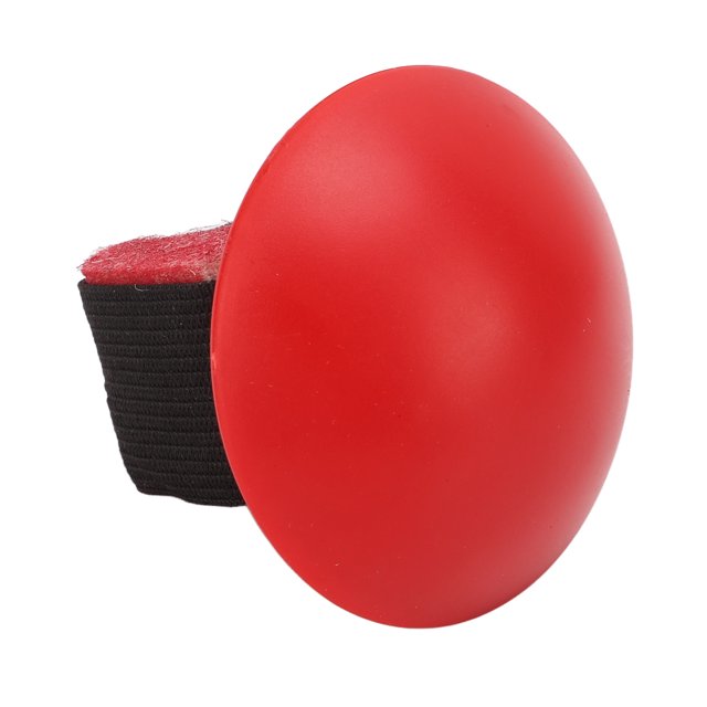 African Drum Finger Shaker, Crisp Loud Sound African Drum Finger Rattle Plastic and Sponge Non Slip Increase Rhythm Stylish for Performance Red