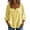 Yellow, variant on Womens Plus Size Square Neck Tunic Blouse Short Sleeve Casual Loose Fit Summer Top (Pink,M)