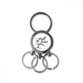 thumbnail image 1 of Sólo para que usted cita handwrite De acero inoxidable Anillo de metal llavero llavero clip auto regalo, 1 of 3