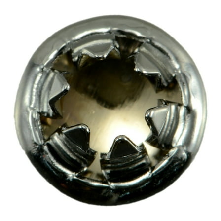 1/4" Chrome Plated Steel Flush Head Hole Plugs HLPLG-065 (20 pcs.)