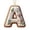 A, variant on JeashCHAT Christmas Initial Ornaments, Personalized Letters Christmas Tree Decoration Pendant, Acrylic Initial Shape Xmas Tree Hanging Decor Christmas Gifts