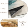 thumbnail image 6 of 5'x8' Area Rugs, Teal Brown Indoor Outdoor Area Rug for Living Room Bedroom, Retro Modern Abstract Art Washable Bathroom Rugs Kitchen Floor Carpet Mats Home Decor Aesthetic, 6 of 8