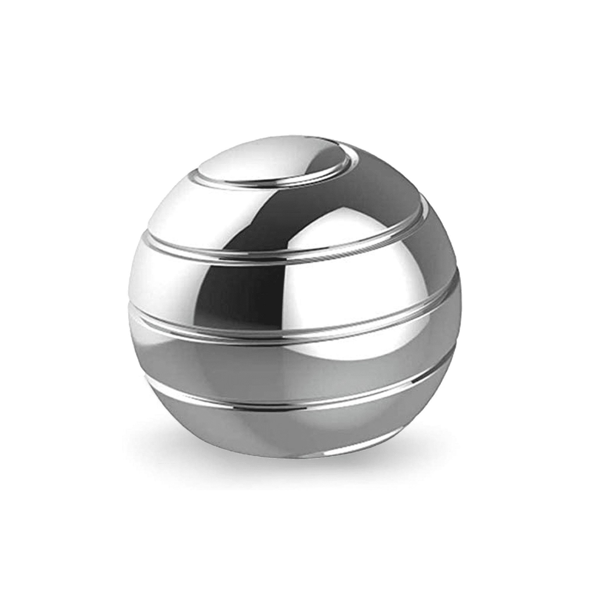 Office Stress Relief Gadget Rose Gold 55mm Four Brothers Kinetic Desktop Ball Toy Optical Illusion Fidget Spinner Ball Aluminium Alloy Optical Illusion Spinner Ball 