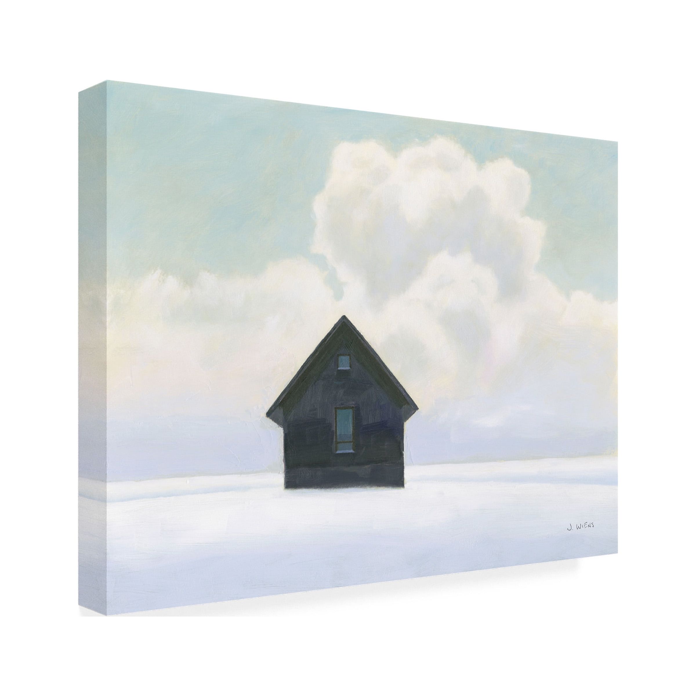 James Wiens 'Lonely Winter Landscape I' Canvas Art